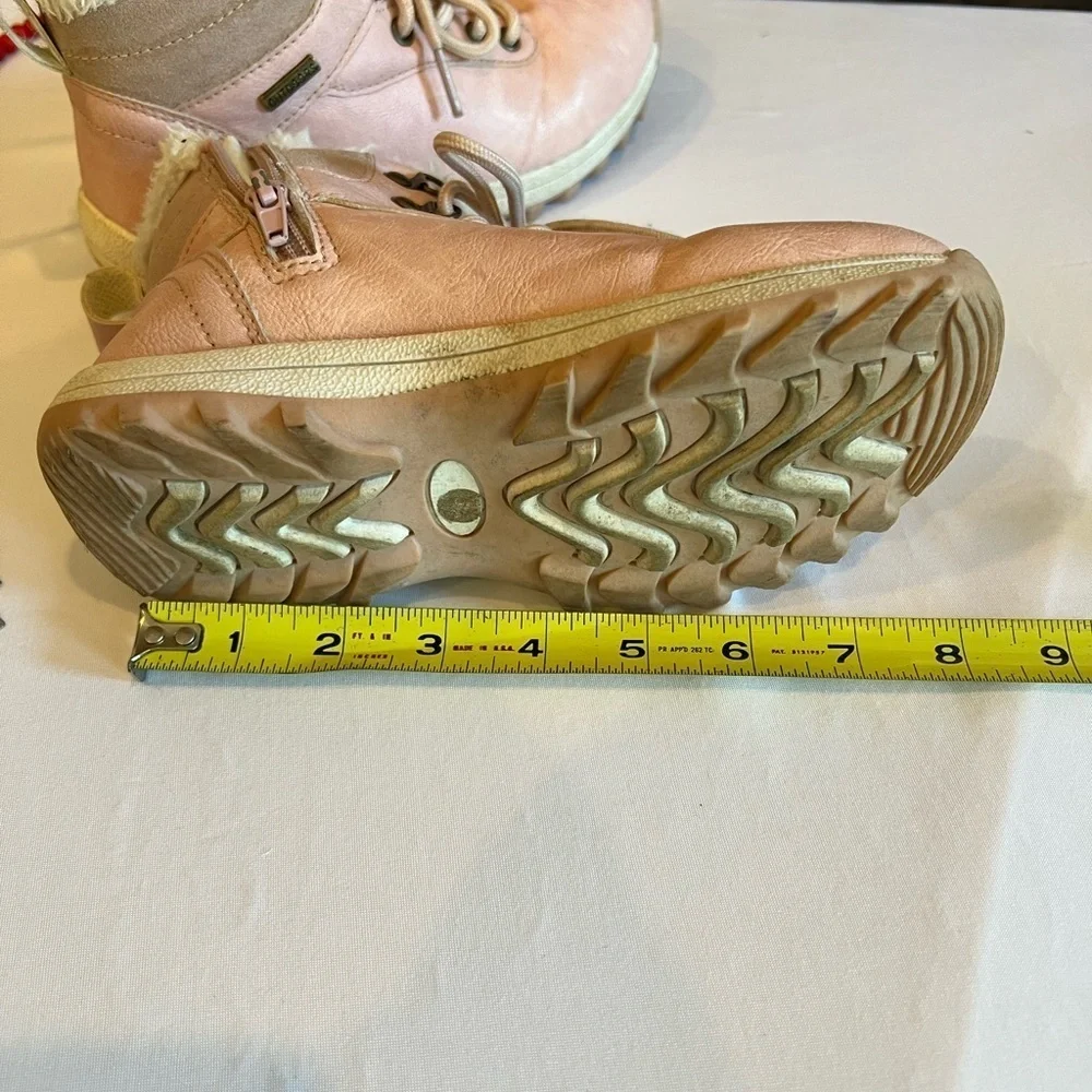 Mishansha Kids Snow Boots Water Resistant Warm Inside Boys Girls Hiking Boots